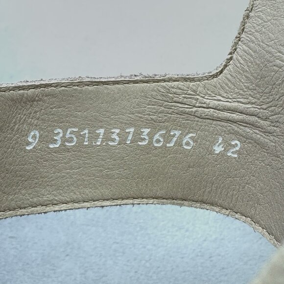 Mephisto Dominica Womens Size 12 (42) Platform Sandals Light Taupe Hook and Loop - Picture 10 of 10